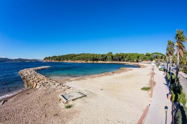Studio Climatise Avec Jardin Et Plage A 250M Сен-Мандрие-сюр-Мер Экстерьер фото